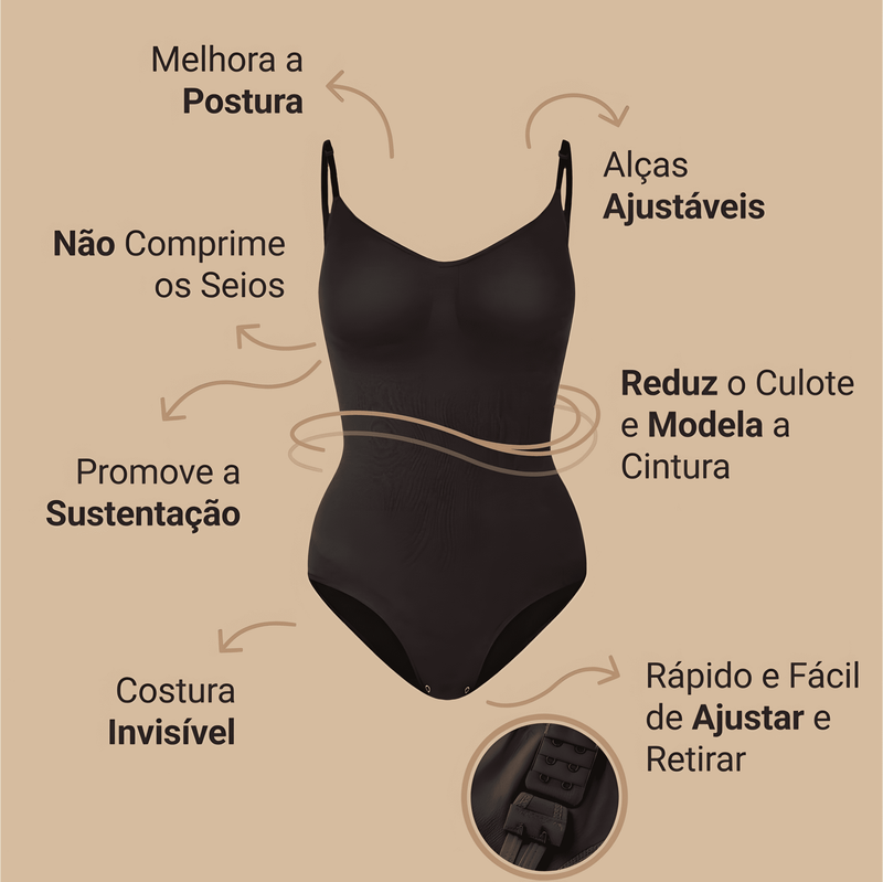 Body Modelador SlimFit - O preferido dela - click aqui