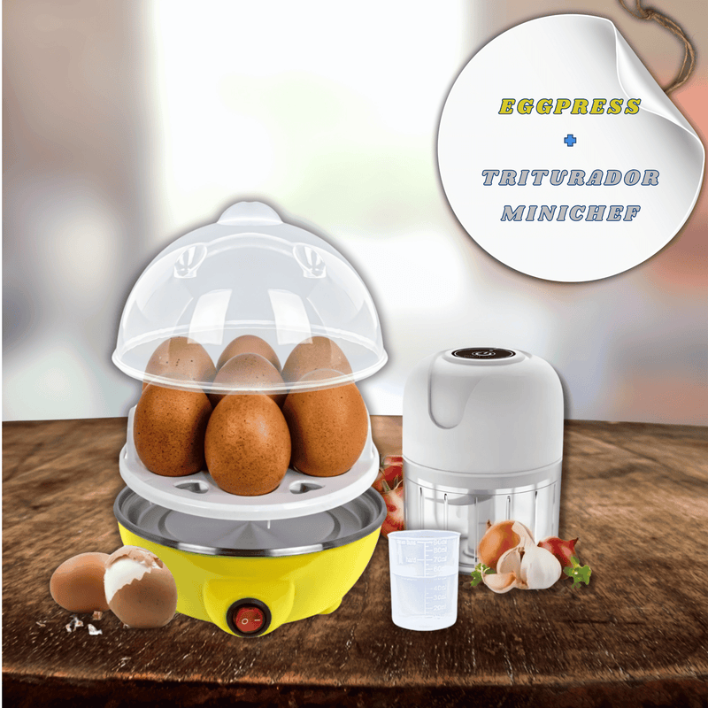 EggPress + Triturador MiniChef - Diga adeus à bagunça e ao tempo perdido! - click aqui