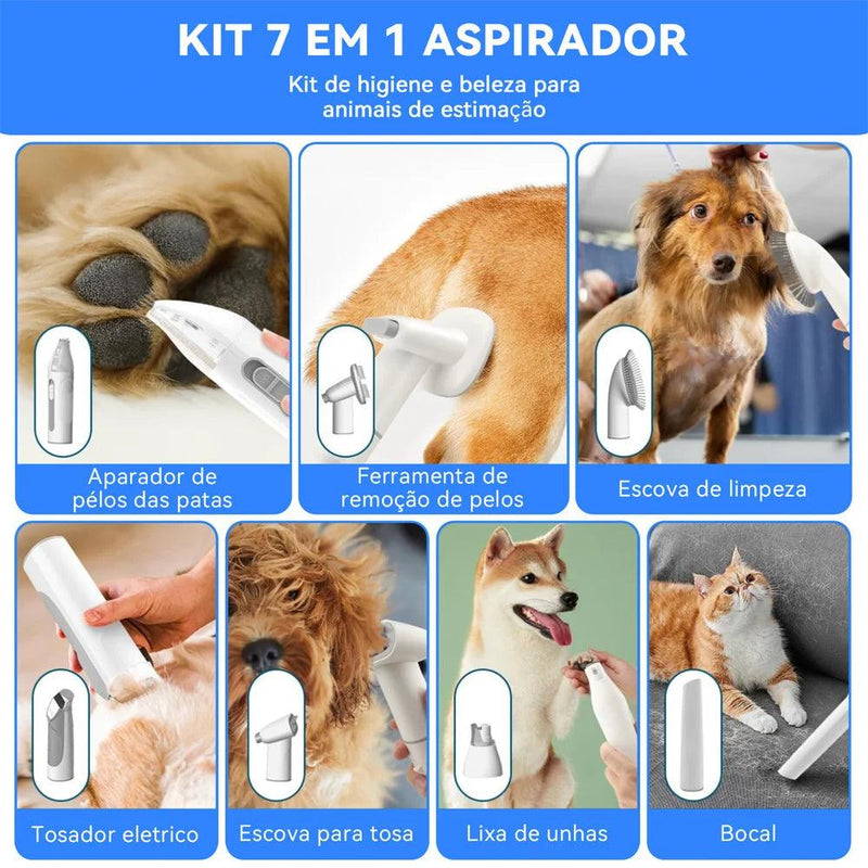 AspiraPet Premium - O kit perfeito para facilitar o cuidado diário com seu pet! - click aqui